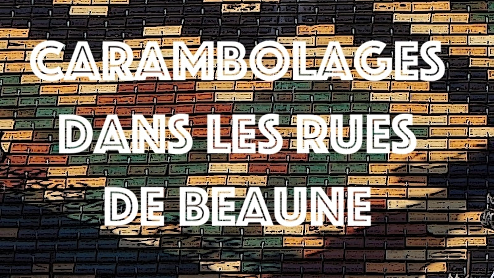 Traffic jams in the streets of Beaune